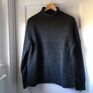 J Crew lambswool roll neck sweater.